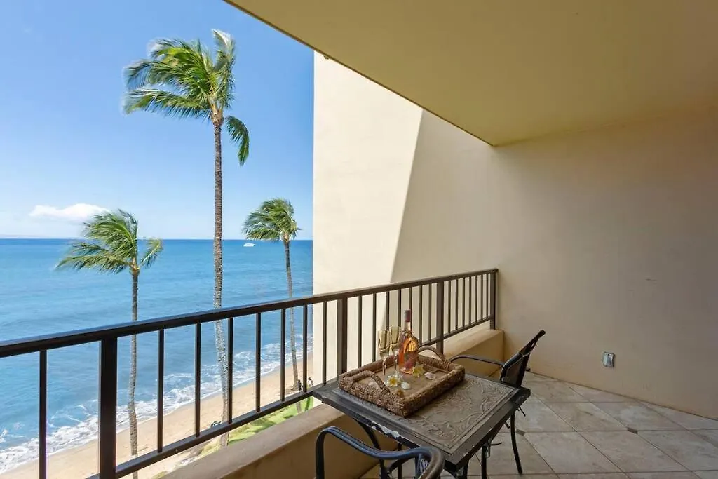 Apartment Sugar Beach Resort 518- Updated Oceanfront Gem At Sugar Beach Resort Kihei
