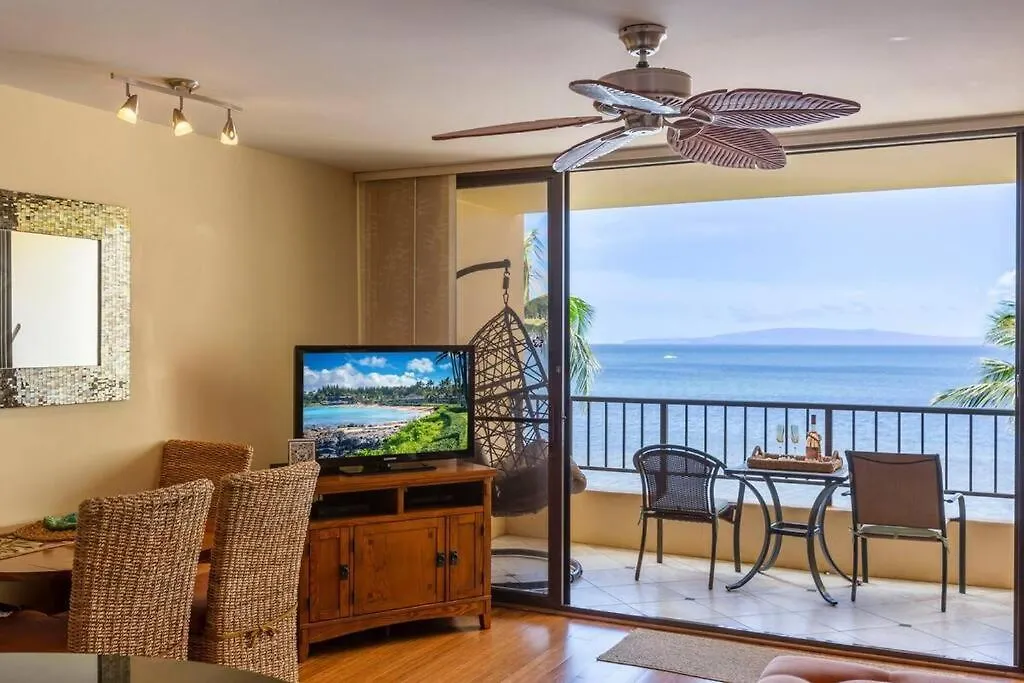Apartment Sugar Beach Resort 518- Updated Oceanfront Gem At Sugar Beach Resort Kihei