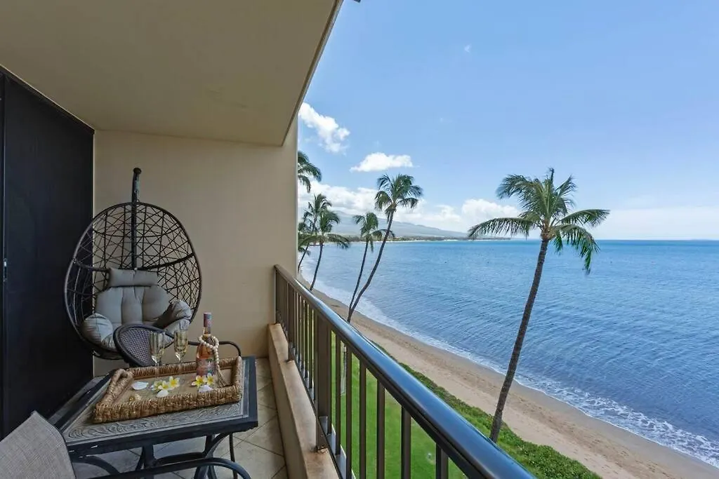 Apartment Sugar Beach Resort 518- Updated Oceanfront Gem At Sugar Beach Resort Kihei